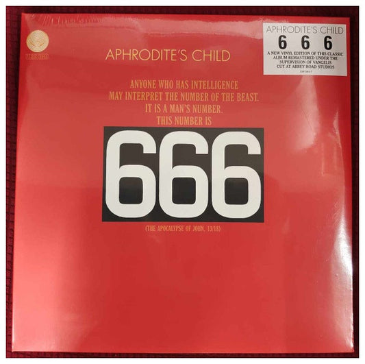 APHRODITE S CHILD - 666: THE APOCALYPSE OF (2LP) | VINILO