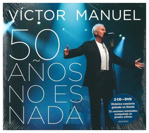 VICTOR MANUEL - 50 ANOS NO ES NADA (2CD+DVD) | CD