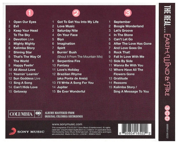 EARTH, WIND & FIRE - THE REAL EARTH, WIND & FIRE (3CD) | CD