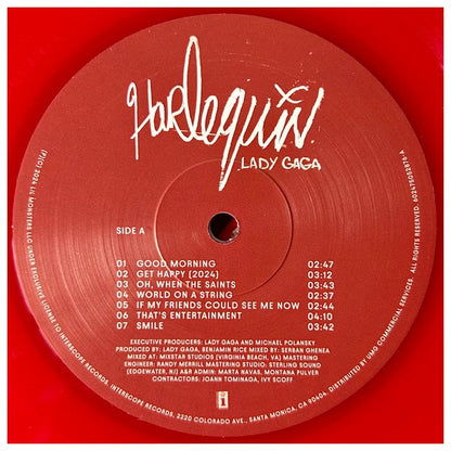 LADY GAGA  - HARLEQUIN (RED VINYL) | VINILO
