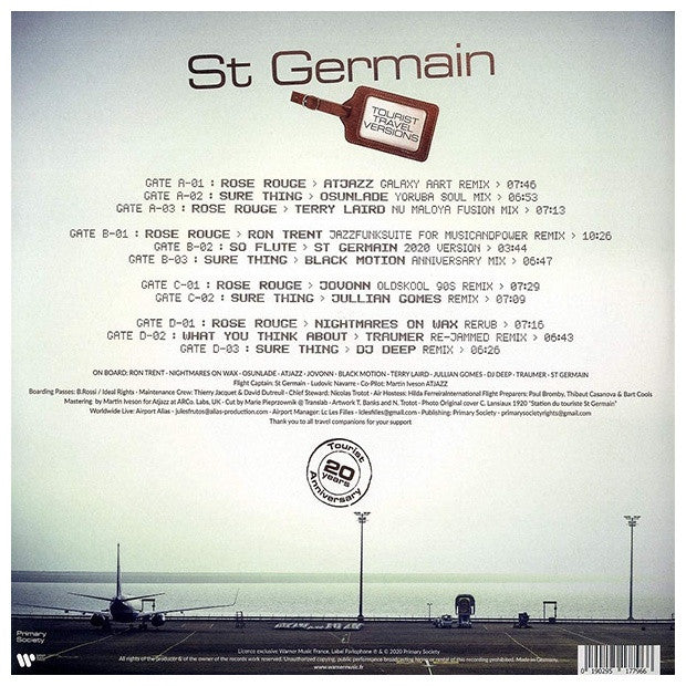 ST. GERMAIN - TOURIST TRAVEL VERSIONS (2LP) | VINILO
