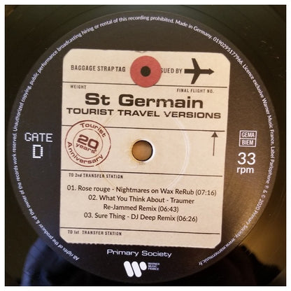ST. GERMAIN - TOURIST TRAVEL VERSIONS (2LP) | VINILO