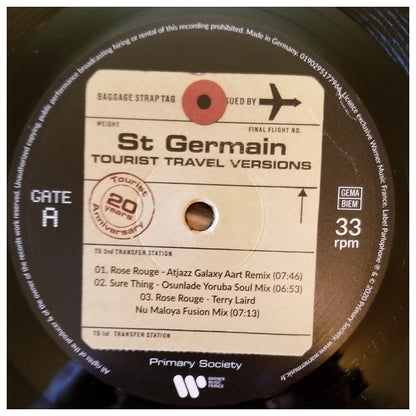 ST. GERMAIN - TOURIST TRAVEL VERSIONS (2LP) | VINILO