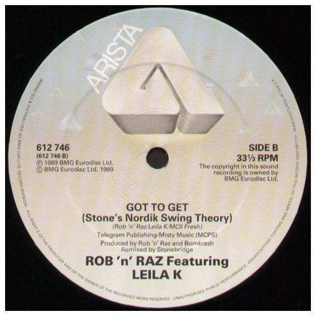 LEILA K - GOT TO GET (REMIXES) | 12" MAXI SINGLE VINILO USADO