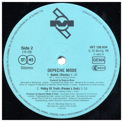 DEPECHE MODE - POLICY OF TRUTH | 12" MAXI SINGLE VINILO USADO
