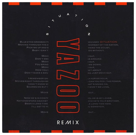 YAZOO - SITUATION (REMIX) | 12" MAXI SINGLE VINILO USADO