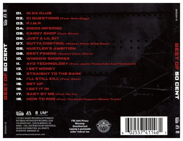 50 CENT - BEST OF 50 CENT | CD