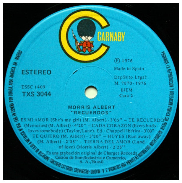 MORRIS ALBERT - RECUERDOS | VINILO USADO