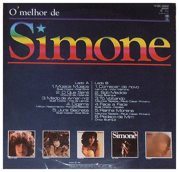 SIMONE - O MELHOR DE SIMONE | VINILO USADO