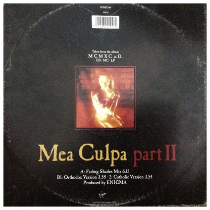 ENIGMA - MEA CULPA part II | 12" MAXI SINGLE VINILO USADO