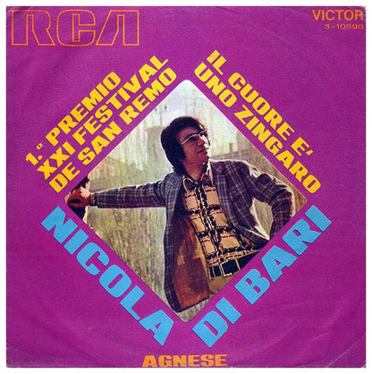 NICOLA DI BARI - IL CUORE EUNO SINGARO | 7 SINGLE USADO