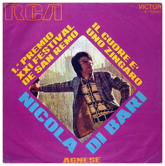 NICOLA DI BARI - IL CUORE EUNO SINGARO | 7 SINGLE USADO