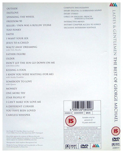 GEORGE MICHAEL - LADIES AND GENTLEMEN: THE BEST OF | DVD