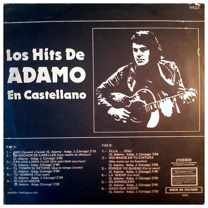 ADAMO - LOS HITS DE ADAMO EN CASTELLANO | VINILO USADO