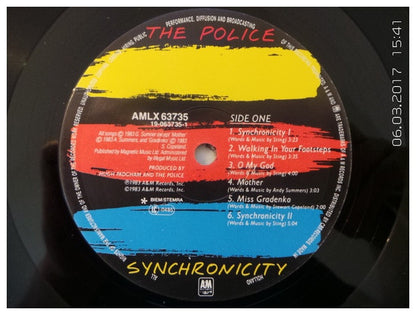 POLICE - SYNCHRONICITY | VINILO USADO