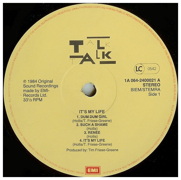 TALK TALK - IT S MY LIFE | VINILO USADO