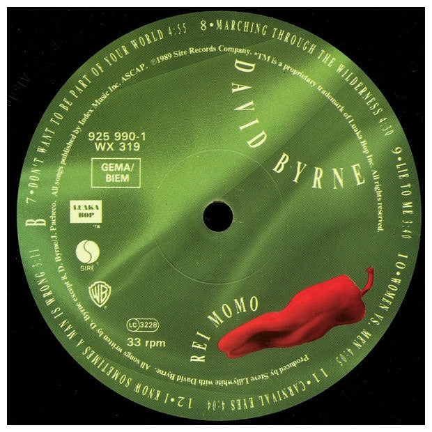 DAVID BYRNE - REI MOMO | VINILO USADO