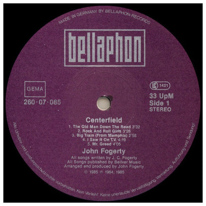 JOHN FOGERTY - CENTERFIELD | VINILO USADO