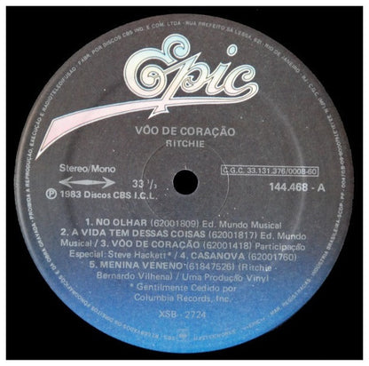RITCHIE - VOO DE CORACAO | VINILO USADO