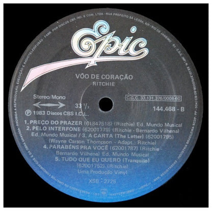 RITCHIE - VOO DE CORACAO | VINILO USADO