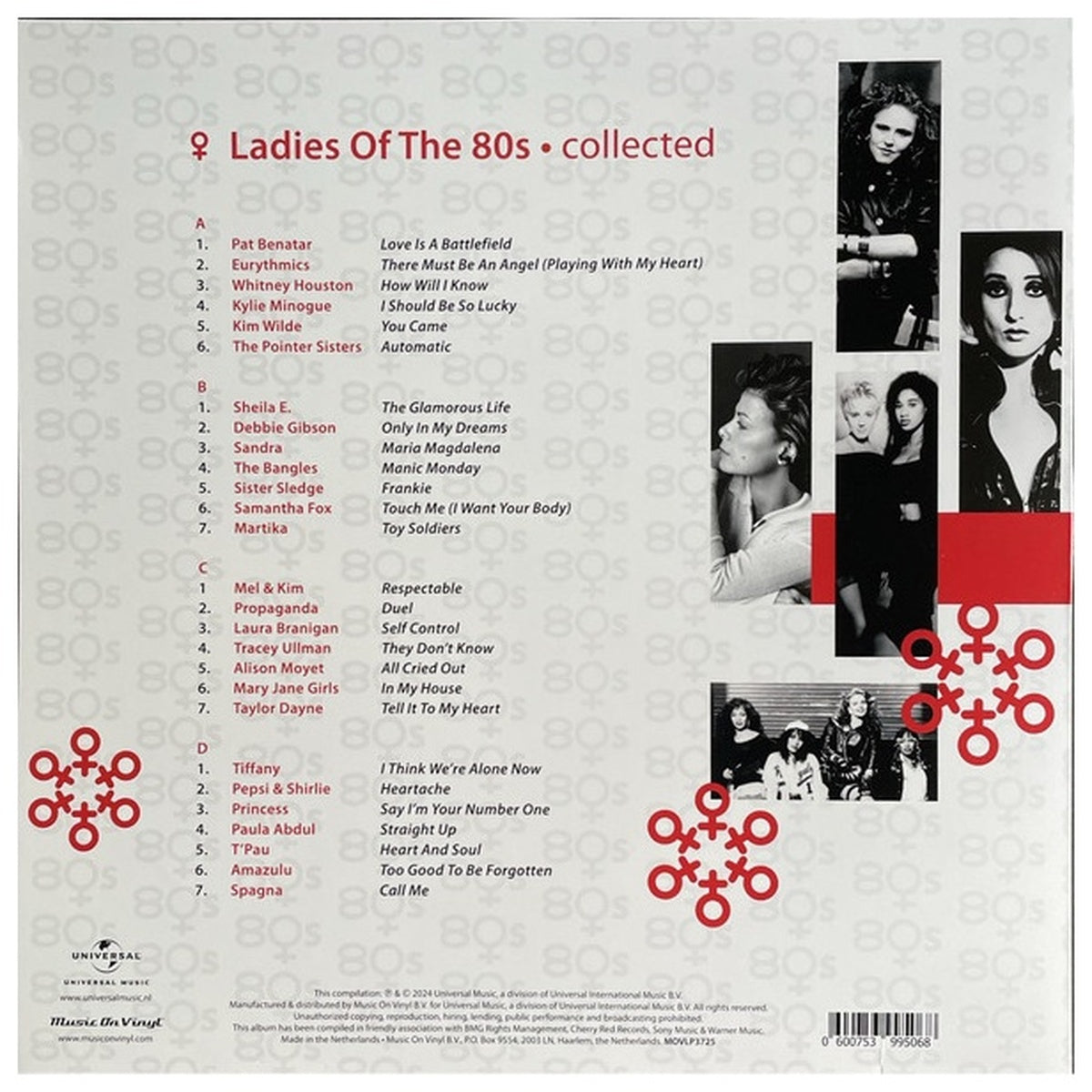 LADIES OF THE 80S - COLLECTED (RED VINYL) (2LP) | VINILO