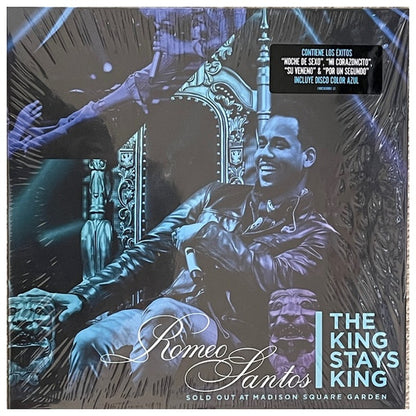 ROMEO SANTOS - KING STAYS KING: SOLD OUT AT MADISON SQUARE GARDEN (2LP) (SEA BLUE VINYL) | VINILO