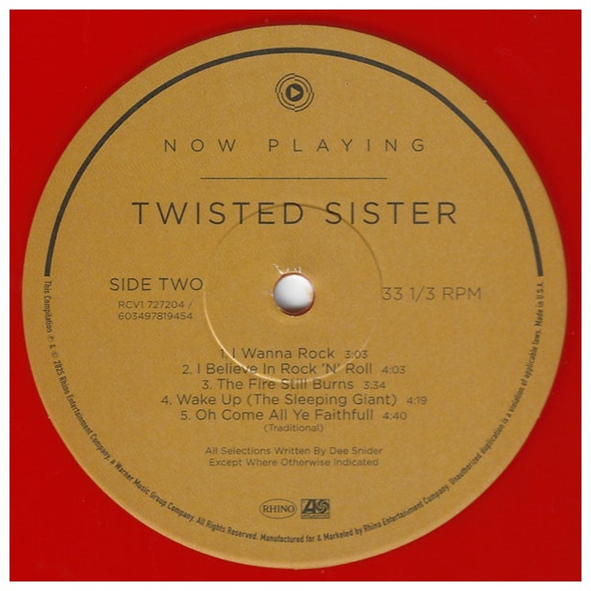 TWISTED SISTER - NOW PLAYING: HITS (ORANGE VINYL) | VINILO