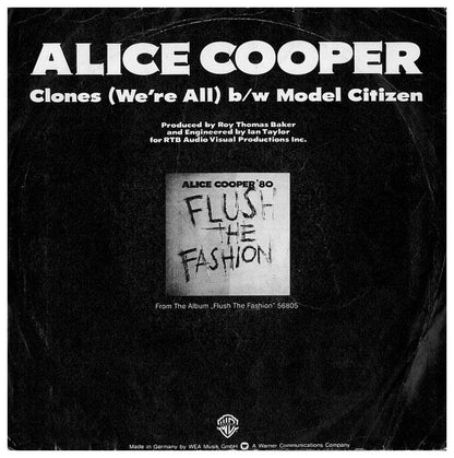ALICE COOPER - CLONES (WE RE ALL) | 7" SINGLE USADO