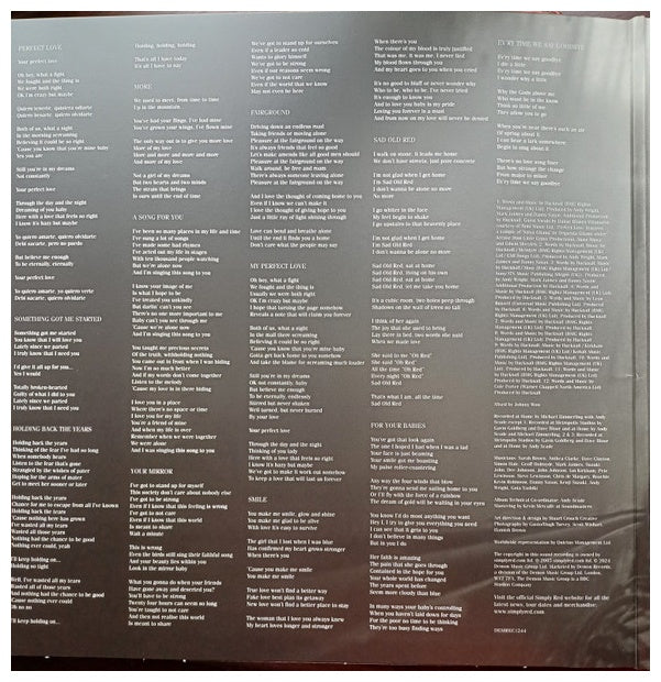 SIMPLY RED - SIMPLIFIED (ANNIVERSARY LTD EDITION) (SILVER VINYL) | VINILO