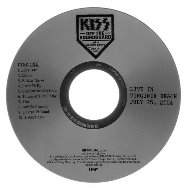 KISS - OFF THE SOUNDBOARD: LIVE IN VIRGINIA BEACH (2CD) | CD
