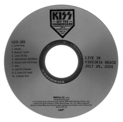 KISS - OFF THE SOUNDBOARD: LIVE IN VIRGINIA BEACH (2CD) | CD