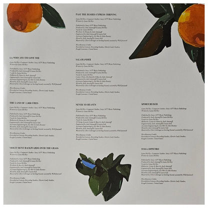 LANA DEL REY - VIOLET BENT BACKWARDS OVER THE GRASS | VINILO