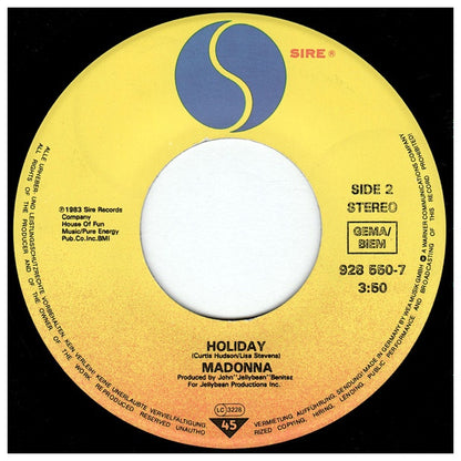 MADONNA - TRUE BLUE/HOLIDAY | 7" SINGLE USADO