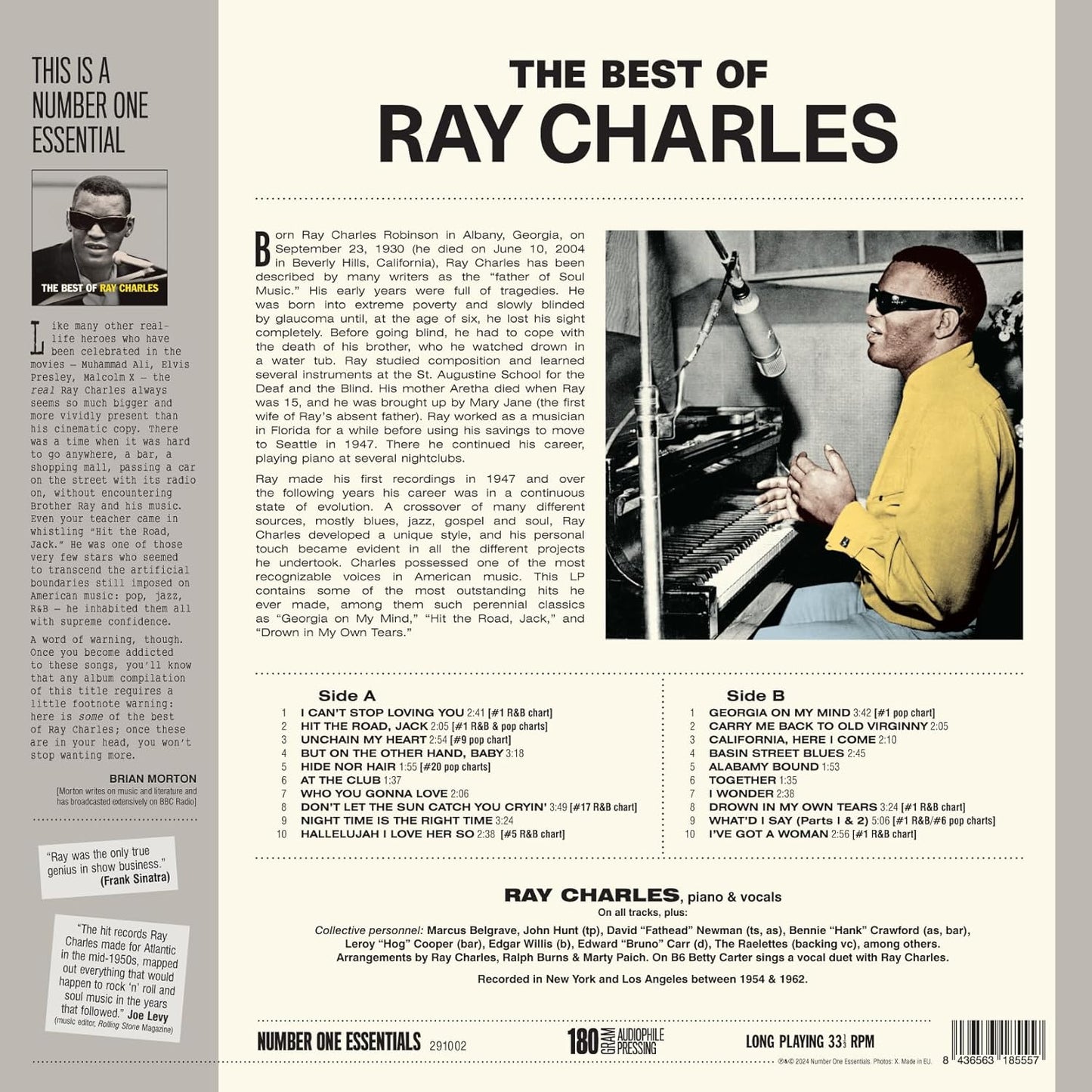 RAY CHARLES - THE BEST OF | VINILO