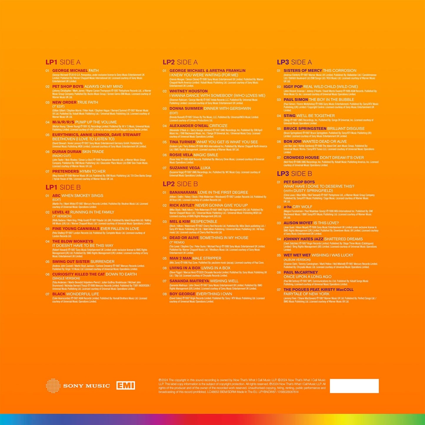 NOW YEARBOOK 1987 - VARIOUS (3LP) | VINILO