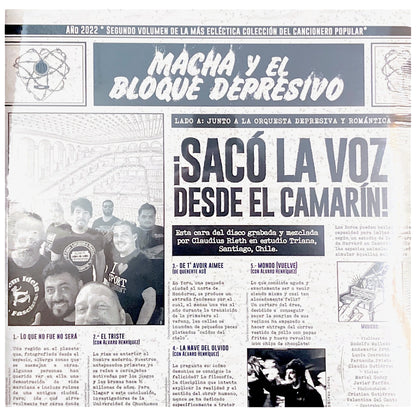 MACHA Y EL BLOQUE DEPRESIVO - SACÓ LA VOZ DESDE EL CAMARIN | VINILO