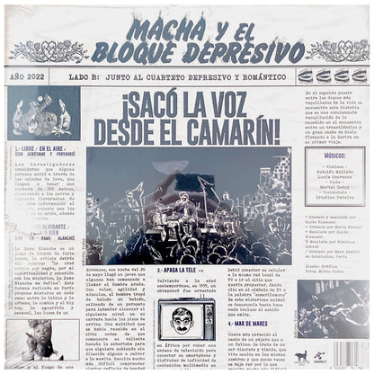 MACHA Y EL BLOQUE DEPRESIVO - SACÓ LA VOZ DESDE EL CAMARIN | VINILO