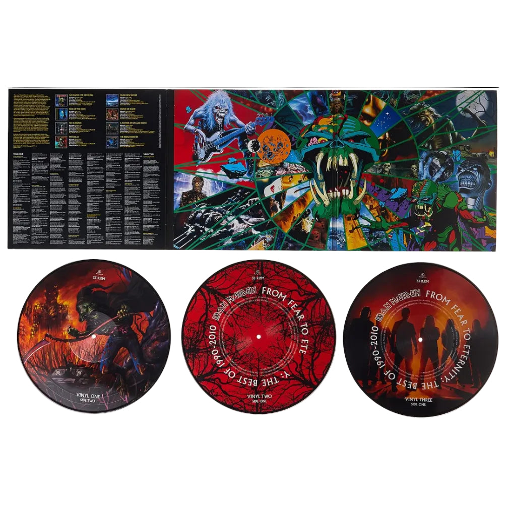 (PREVENTA) IRON MAIDEN - FROM FEAR TO ETERNITY BEST OF 1990-2010 (PICTURE DISC) (3LP) | VINILO