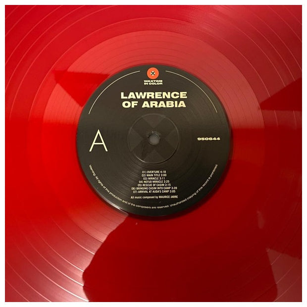 LAWRENCE OF ARABIA - O.S.T. (MAURICE JARRE) (TRANSPARENT RED VINYL) | VINILO