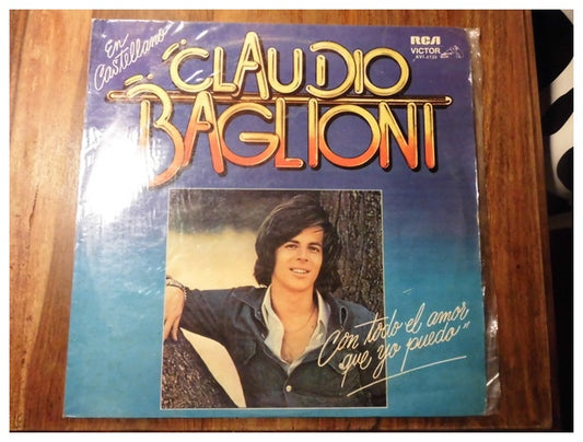 CLAUDIO BAGLIONI - CON TODO EL AMOR QUE YO PUEDO (EN CASTELLANO) | VINILO USADO
