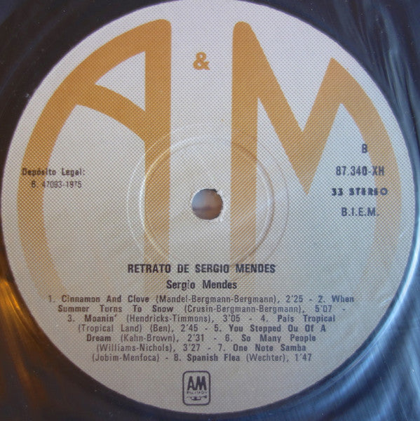 SERGIO MENDES - RETRATO DE SERGIO MENDES | VINILO USADO