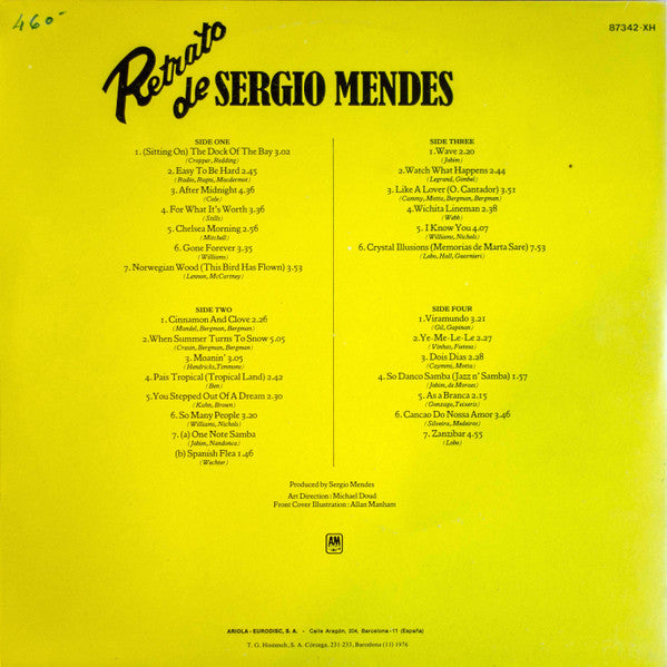 SERGIO MENDES - RETRATO DE SERGIO MENDES | VINILO USADO