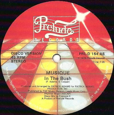 MUSIQUE - KEEP ON JUMPIN/IN THE BUSH | 12" MAXI SINGLE VINILO USADO