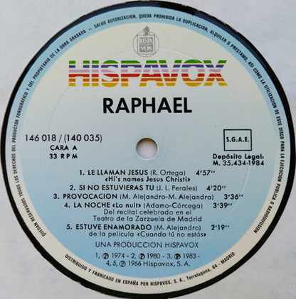 RAPHAEL - RAPHAEL: LO MEJOR (2LP) | VINILO USADO