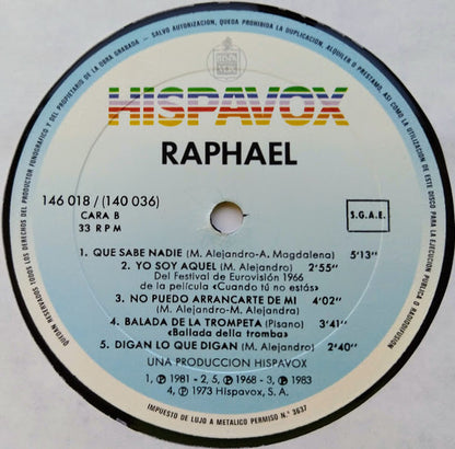 RAPHAEL - RAPHAEL: LO MEJOR (2LP) | VINILO USADO
