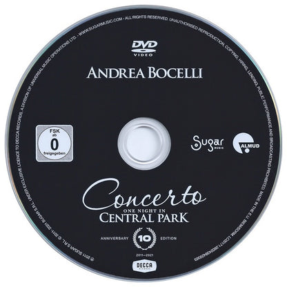 ANDREA BOCELLI - CONCERTO ONE NIGHT IN CENTRAL PARK (10TH ANNIVERSARY EDITION (CD+DVD) | CD
