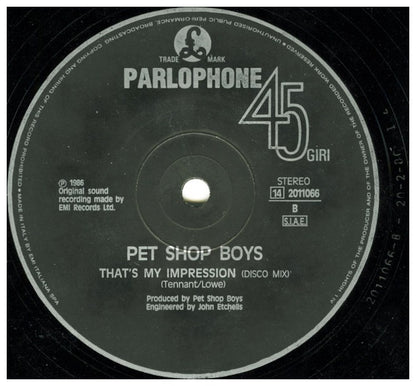 PET SHOP BOYS - LOVE COME QUICKLY | 12" MAXI SINGLE VINILO USADO