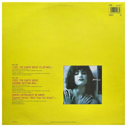 MARTIKA - I FEEL THE EARTH MOVE | 12" MAXI SINGLE VINILO USADO