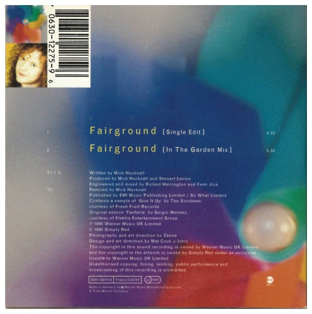 SIMPLY RED - FAIRGROUND | CD SINGLE USADO