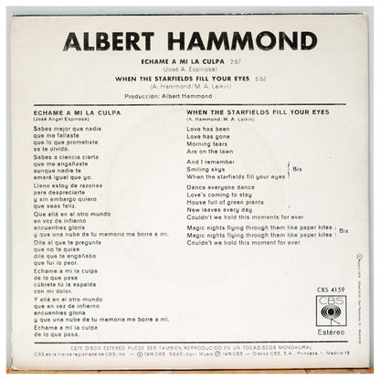 ALBERT HAMMOND - ECHAME A MI LA CULPA | 7" SINGLE USADO